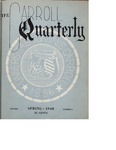 The Carroll Quarterly, vol. 1, no. 2 by John Carroll University
