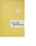 The Carroll Quarterly, vol. 9, no. 1 by John Carroll University
