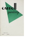 The Carroll Quarterly, vol. 11, no. 2 by John Carroll University
