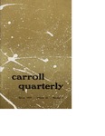 The Carroll Quarterly, vol. 12, no. 3 by John Carroll University