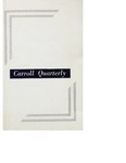 The Carroll Quarterly, vol. 13, no. 2 by John Carroll University