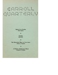 The Carroll Quarterly, vol. 15, no. 3 by John Carroll University