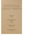 The Carroll Quarterly, vol. 16, no. 1 by John Carroll University