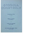 The Carroll Quarterly, vol. 16, no. 2 by John Carroll University