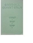 The Carroll Quarterly, vol. 18, no. 3 by John Carroll University