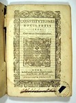 Constitutiones Societatis Iesu by Jesuits; Juan-Alphonso de Polanco; and Ignatius of Loyola, Saint
