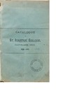 St. Ignatius Catalogue, 1886-1887